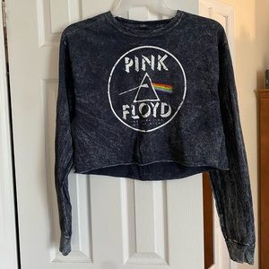 Pink Floyd cropped band tee